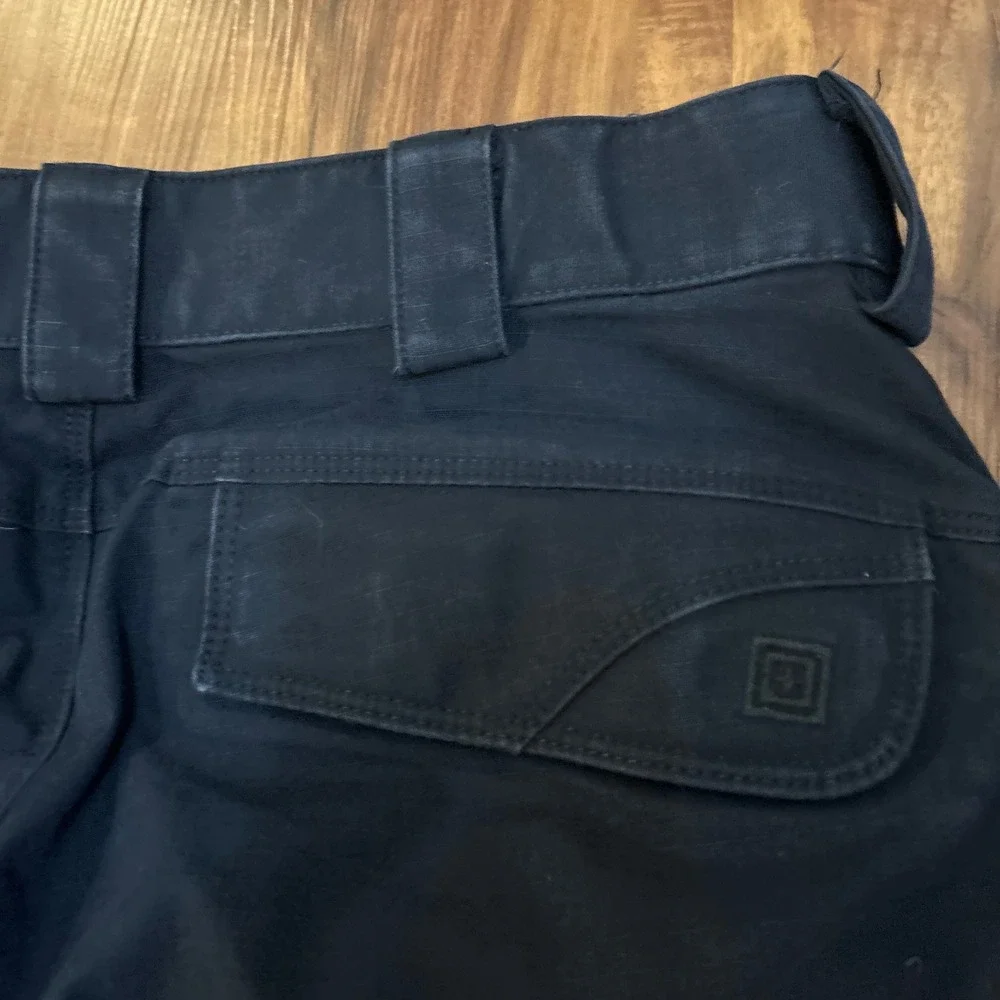 5.11 Tactical Mens Black Ripstop Cargo Pants 32x32 Work Outdoor Utility